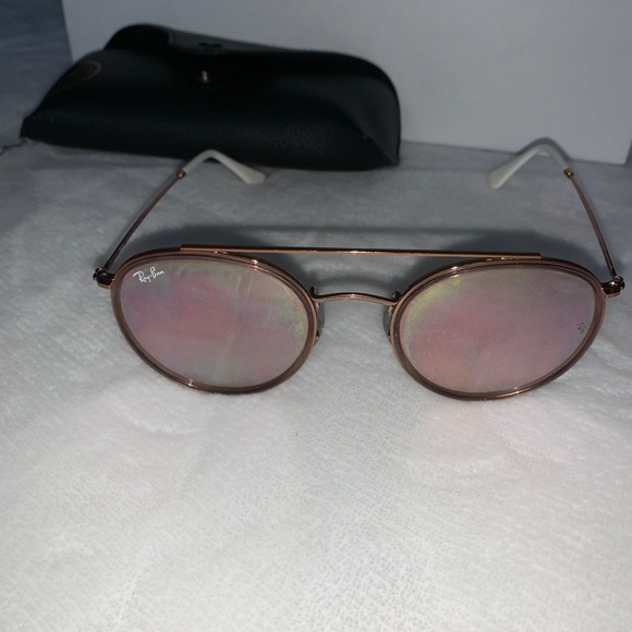 Custom polarized double bridge circle ray bans - Picture 3 of 5